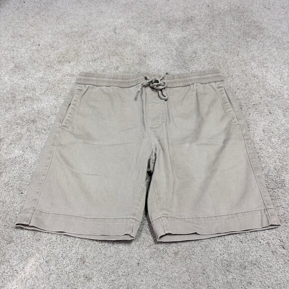 Slate & Stone Shorts Men’s Beige Elastic Waist Drawstring Pockets Size XL - Picture 1 of 11